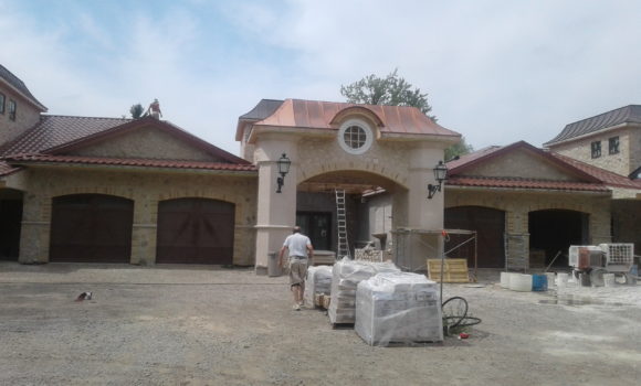 stone entrance