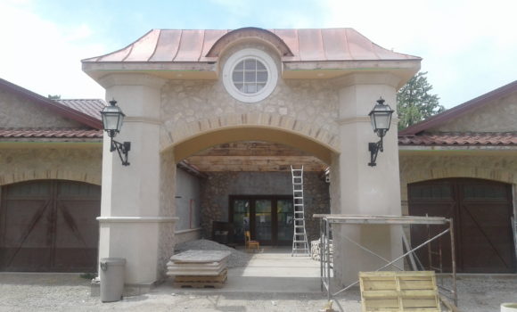 stone entrance