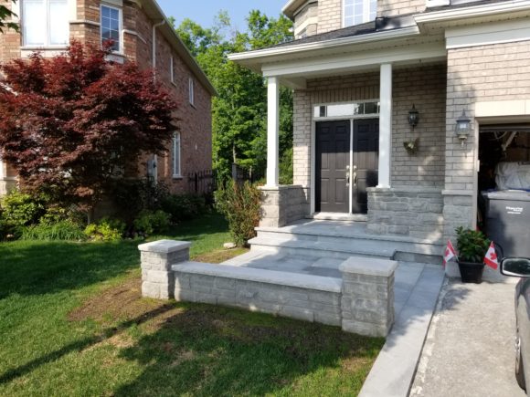 Stone Porch in Brampton