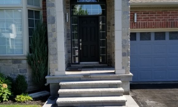 stone porch
