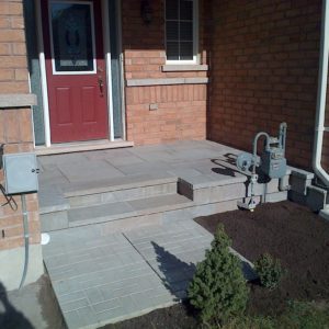 Stone Porch in Milton