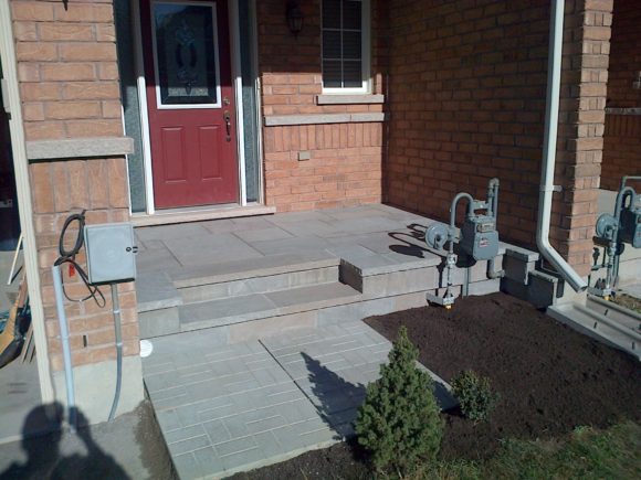 Stone Porch in Milton